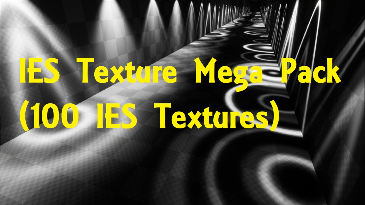 商品 IES Texture Mega Pack (100 IES Textures) 的媒体 1