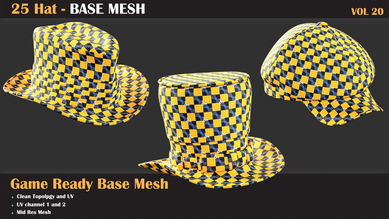 Media 1 for listing 25 Hat BASE MESH - VOL 20
