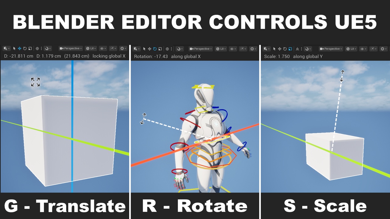 Media 1 for listing Blender Editor Controls