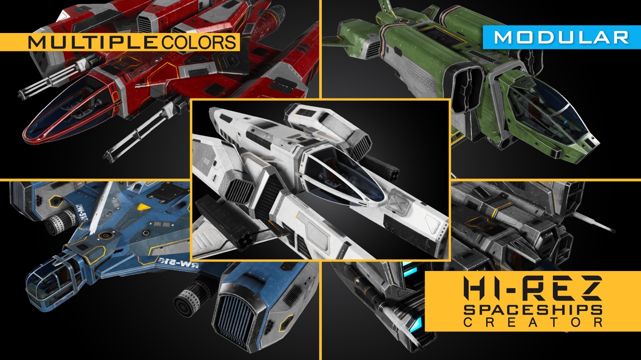 Hi-Rez Spaceships Creator ์ ํ ๋ฑ๋ก์ ์ํ ๋ฏธ๋์ด 1๊ฐ
