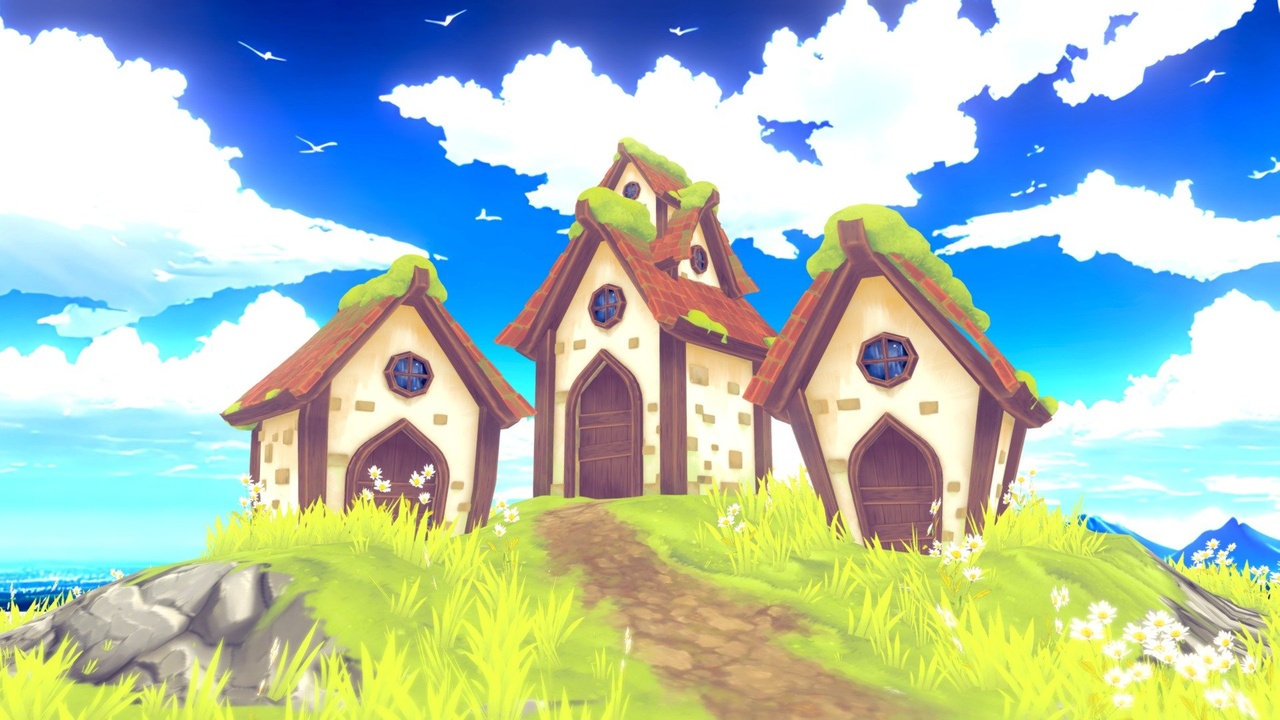 Media 1 for listing Low Poly Stylized - Medieval Fantasy house