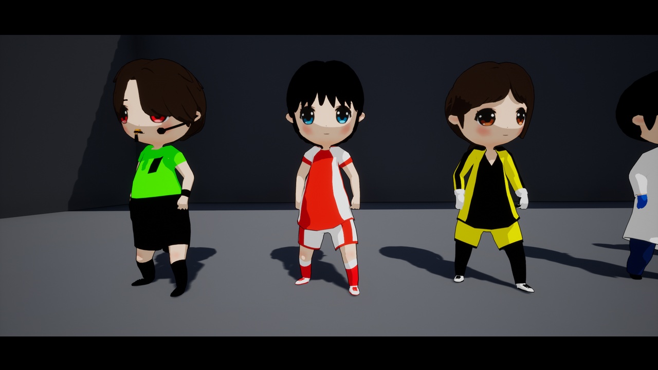 Media 1 for listing Football Player - Stylized Character Pack