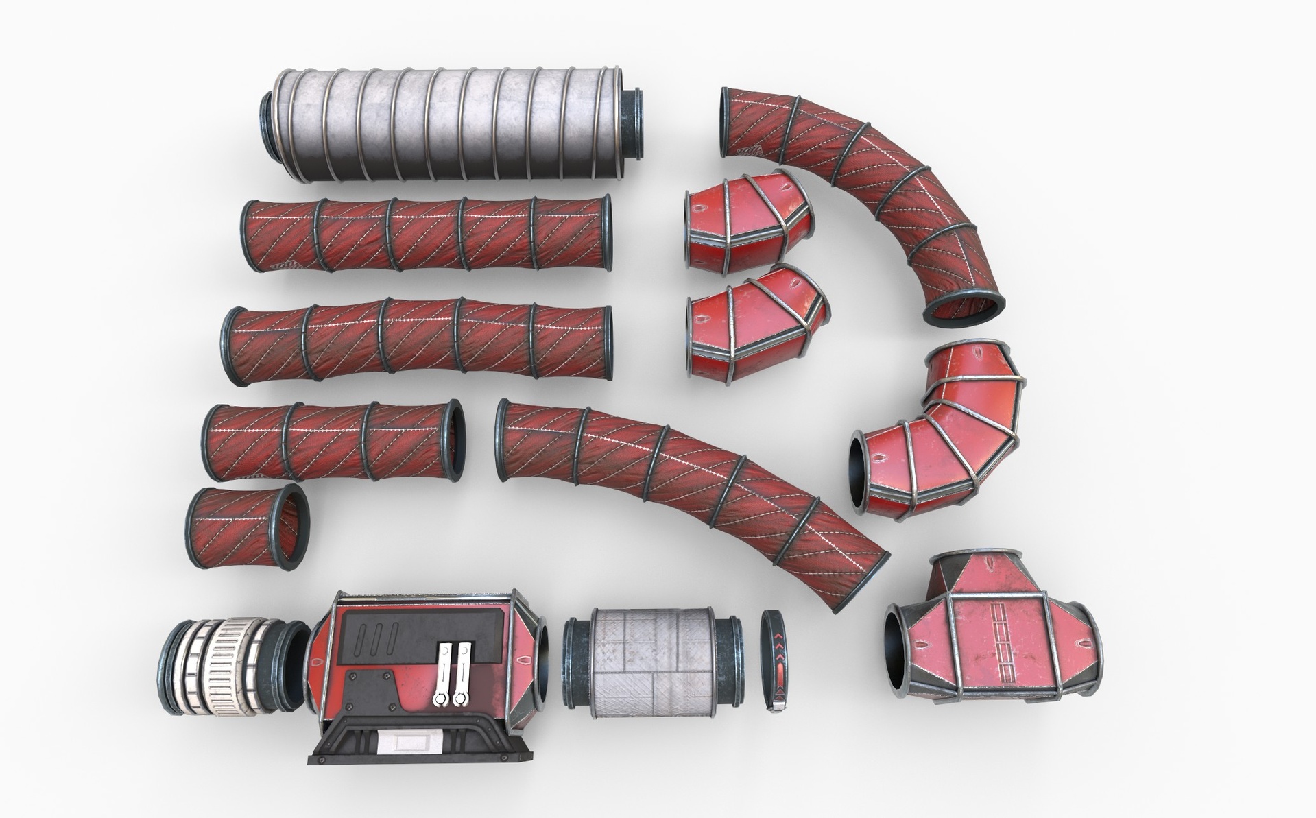 Media 1 for listing Sci-Fi Ventilation System - Modular Kit for Unreal Engine