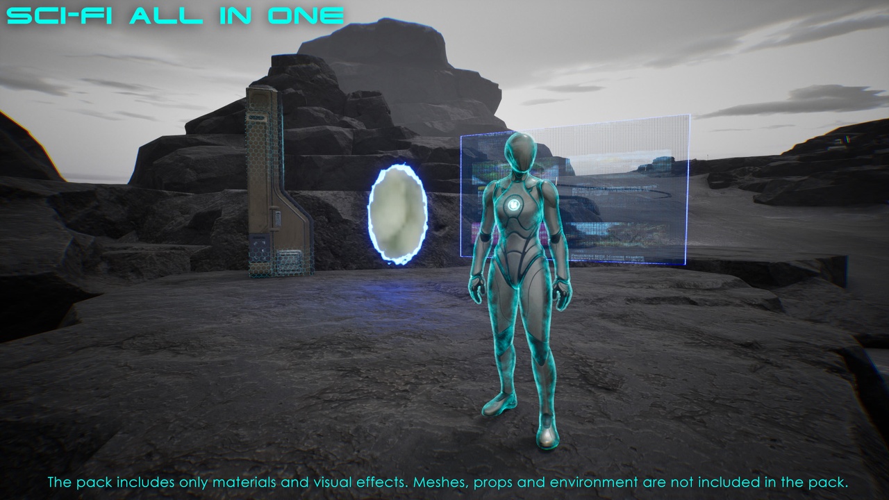 Media 1 for listing Sci-Fi All In One - Scifi Materials & VFX