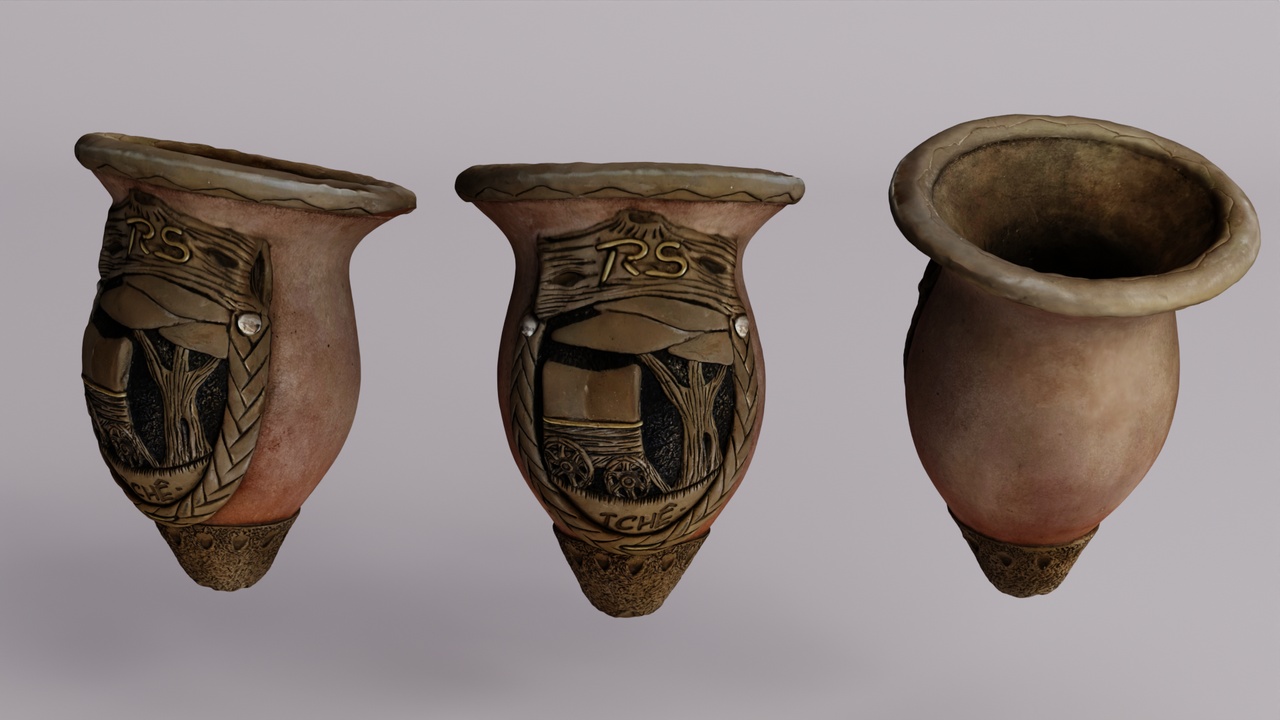 Media 1 for listing Traditional Chimarrao Gourd