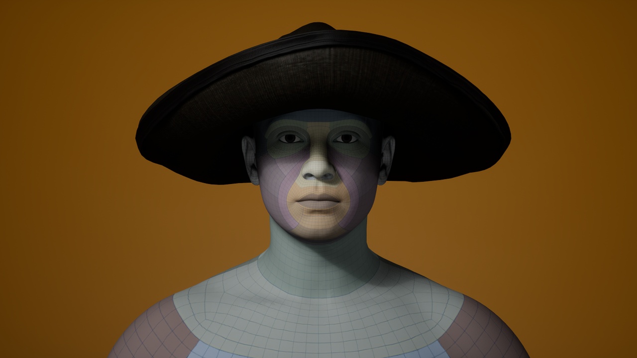 Media 1 for listing Cowboy Hat (Var. 3) - Metahuman