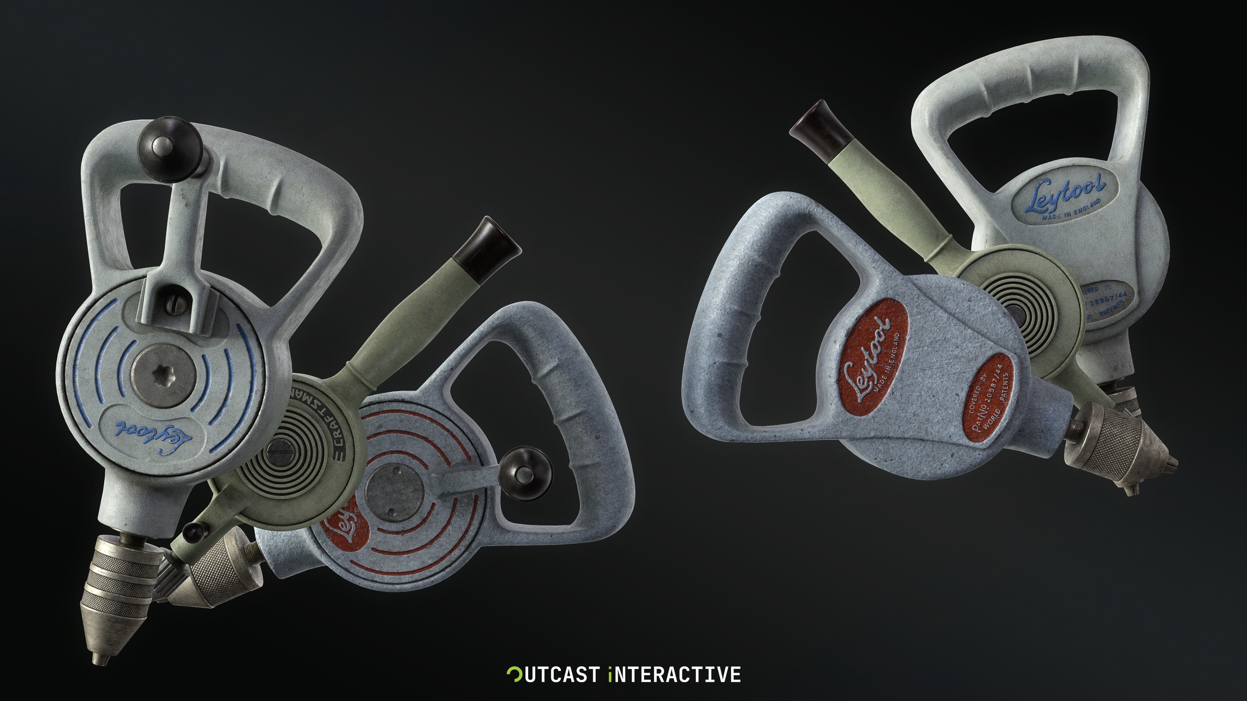 Media 1 for listing Hand Tool - Drill Set 01 - PBR Game Ready