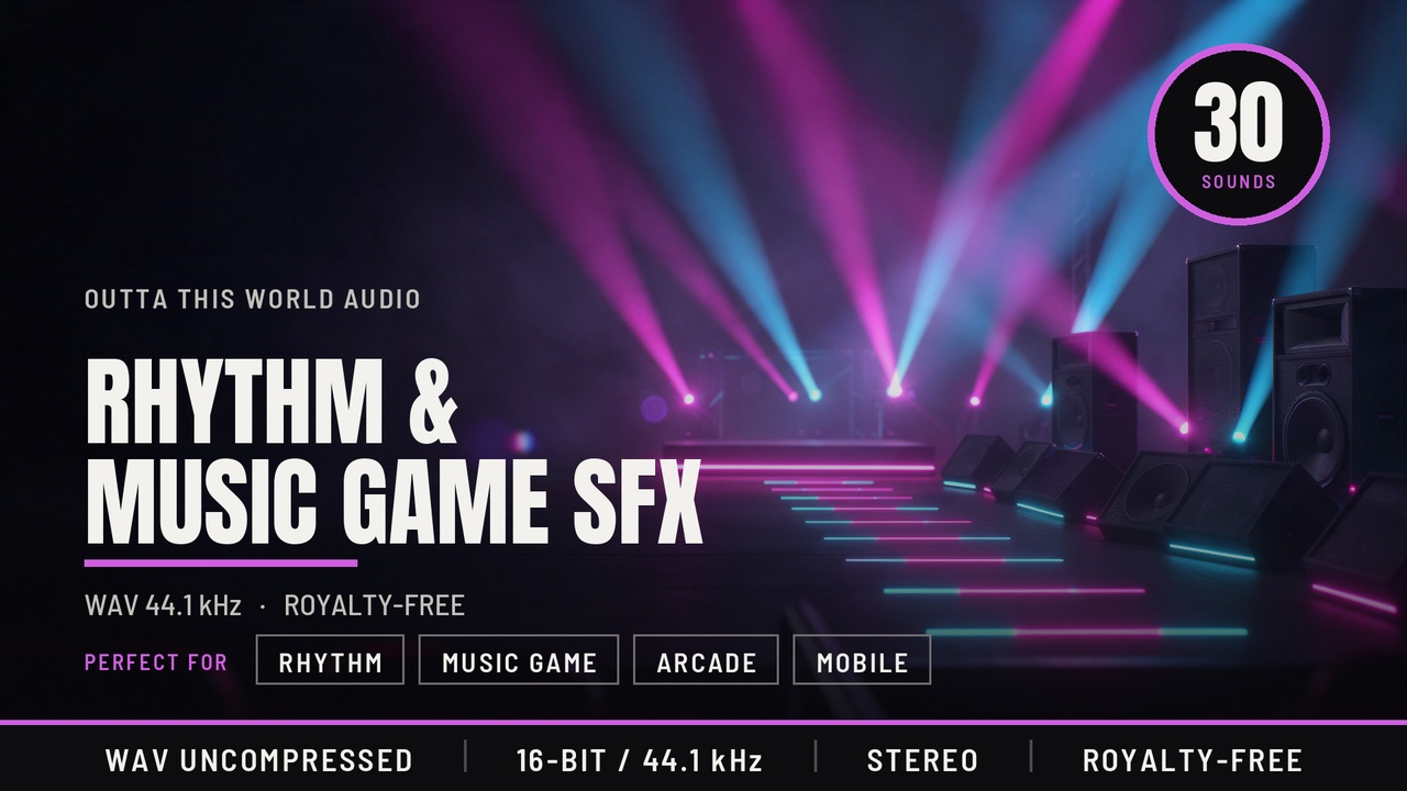 Media 1 for listing Rhythm and Music Game Sound Effects - 30 Timing, Combo and Judgement
