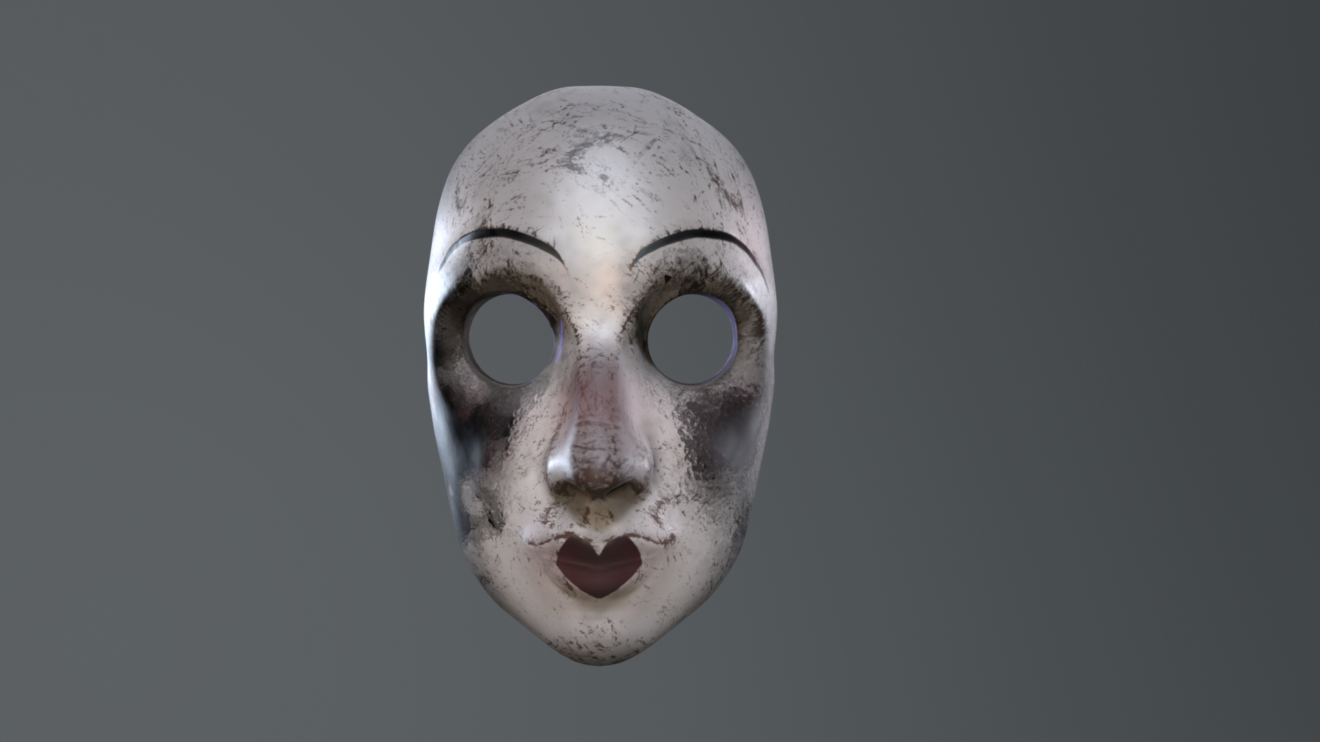 Worn Old Horror Mask | Fab