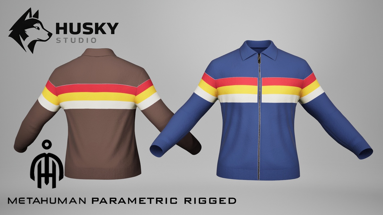 Media 1 for listing Sweater - 57 - Metahuman - Parametric outfit