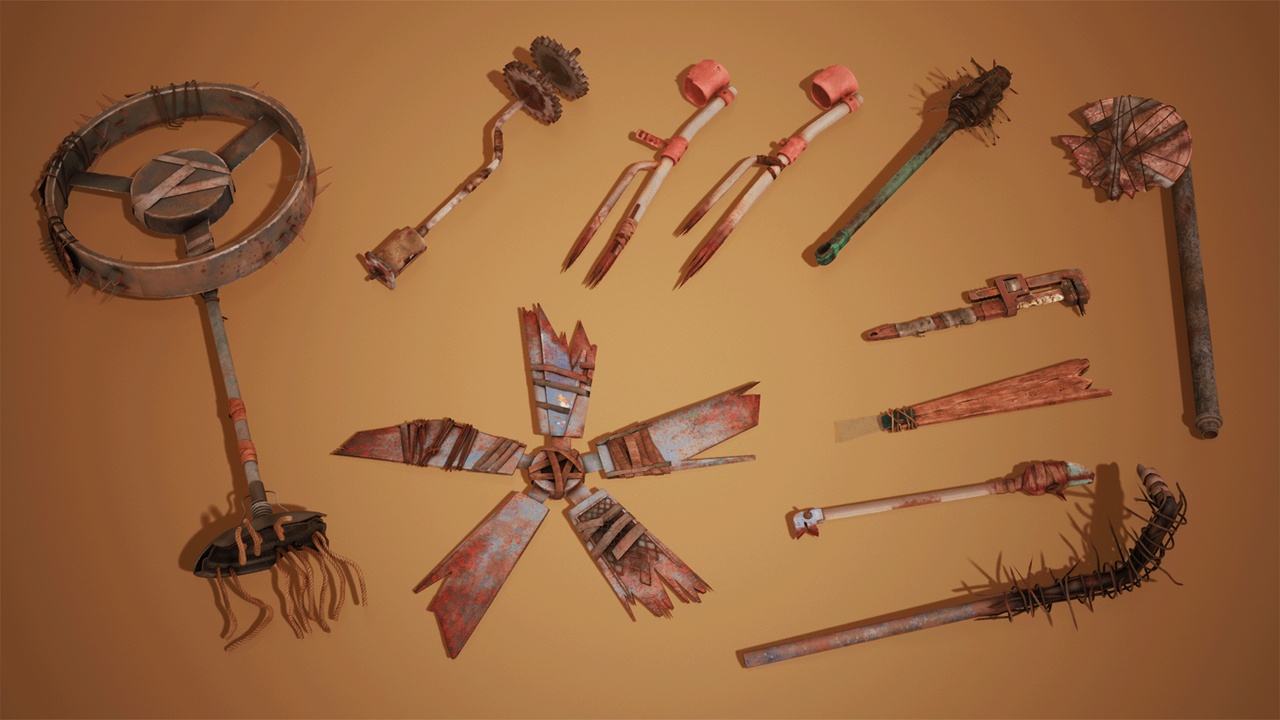Multimedia 1 para anuncio Makeshift Melee Weapons Pack