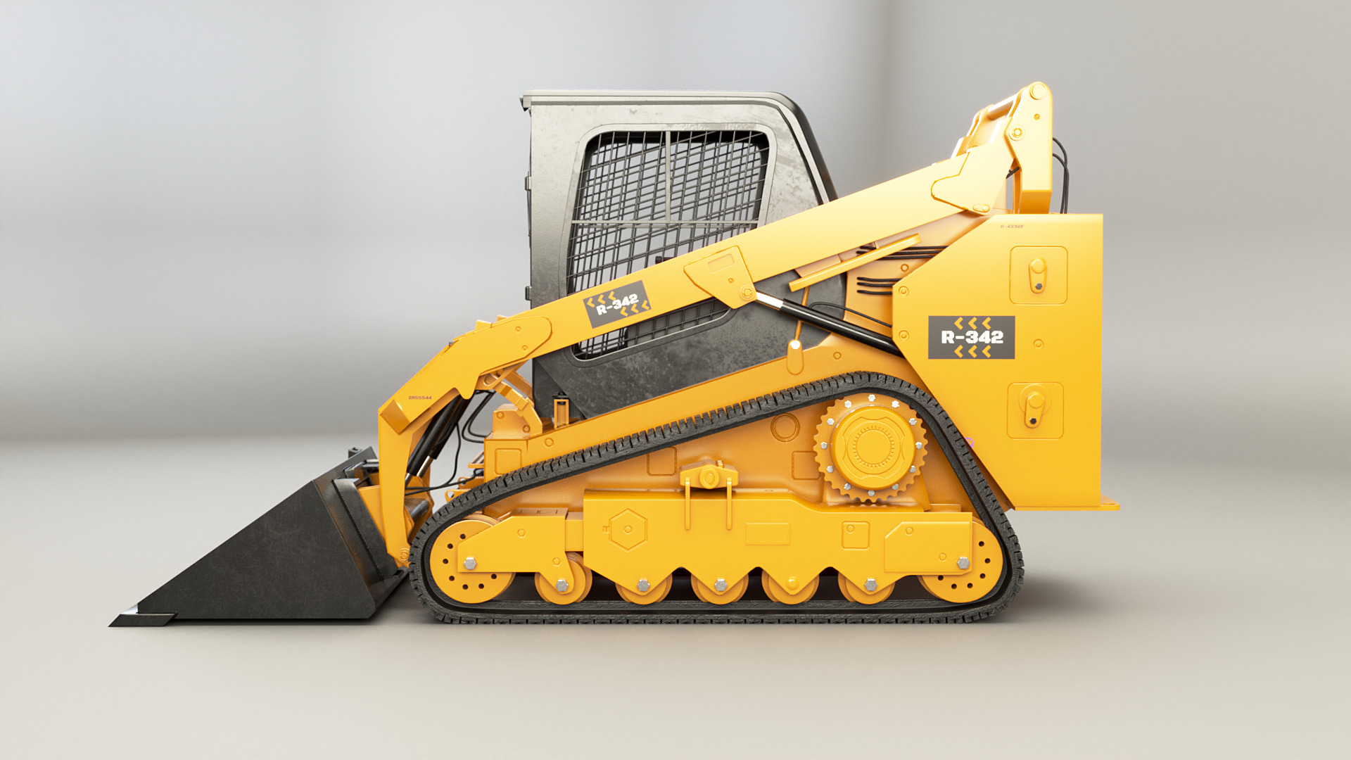 Generic Tracked Skid Steer Loader | Fab