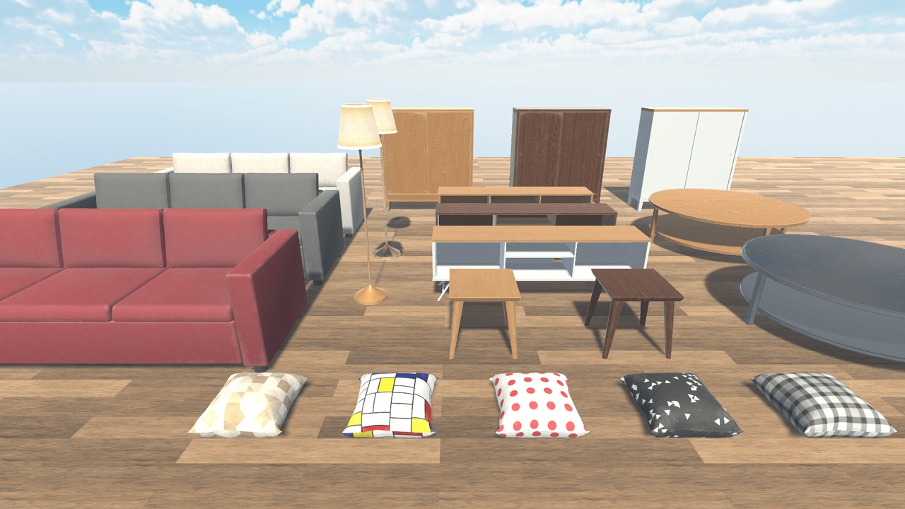 Media 1 for listing PBR Living Room Furniture Pack - Vol1
