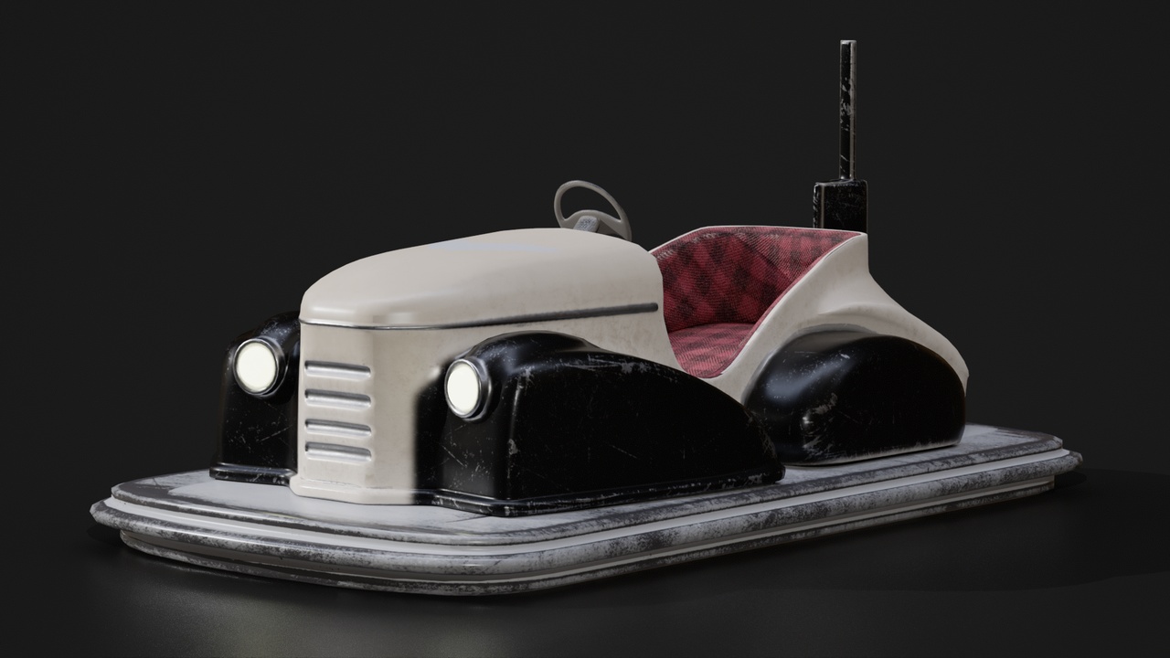 Media 1 for listing Retro Futuristic Bumper Car
