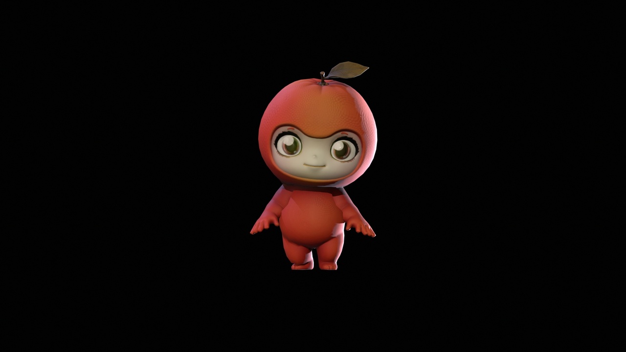 Media 1 for listing Chibi Fruit Orange