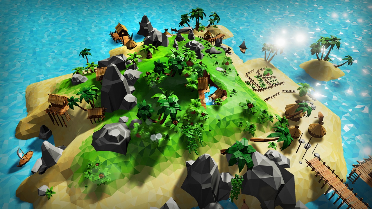 Media 1 for listing Lowpoly Tropical Island