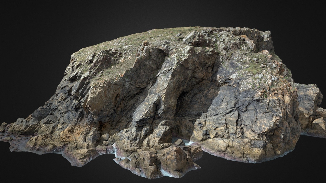 Media 1 for listing Big Coastal Cliff Scan D