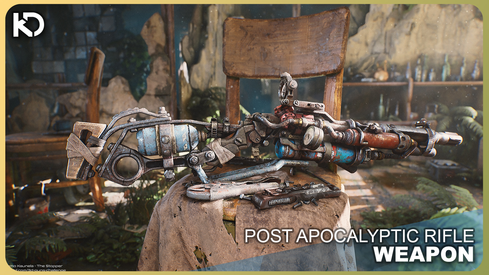 Post Apocalyptic Rifle Scope Post Apocalyptic Rifle | Fab