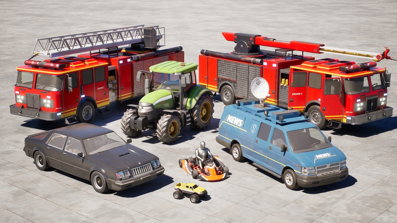 Media 1 for listing Drivable Vehicles Pack (Replicated Blueprints)