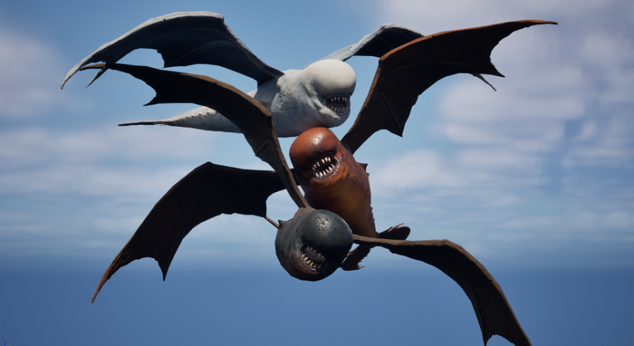 Worm monster | Fab