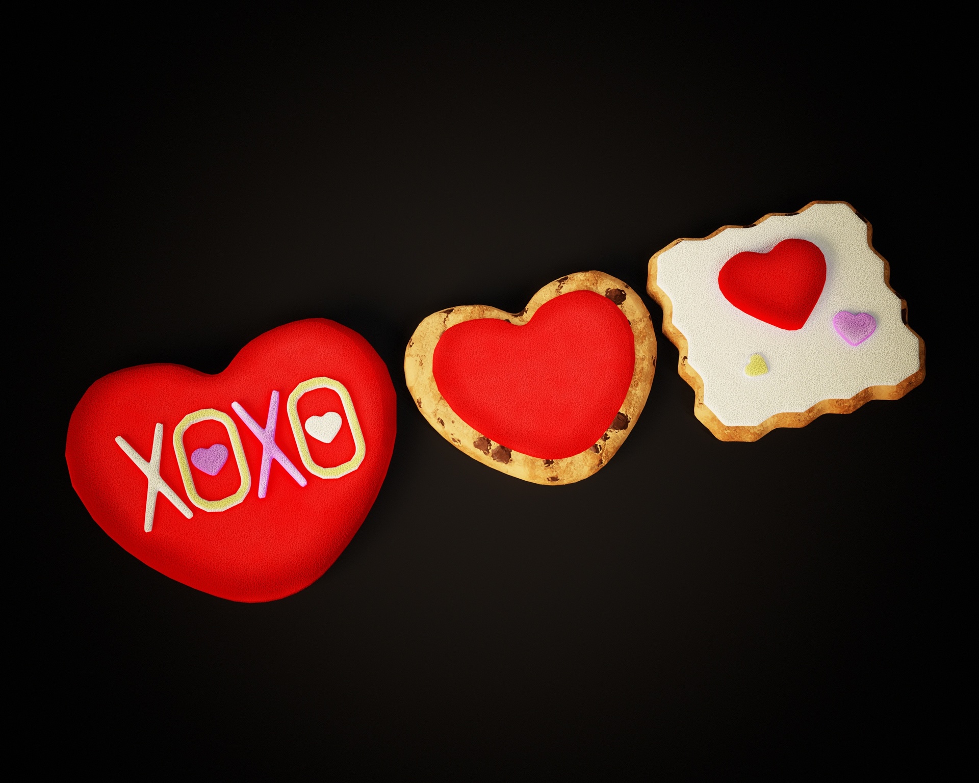 Media 1 for listing Valentines Cookies
