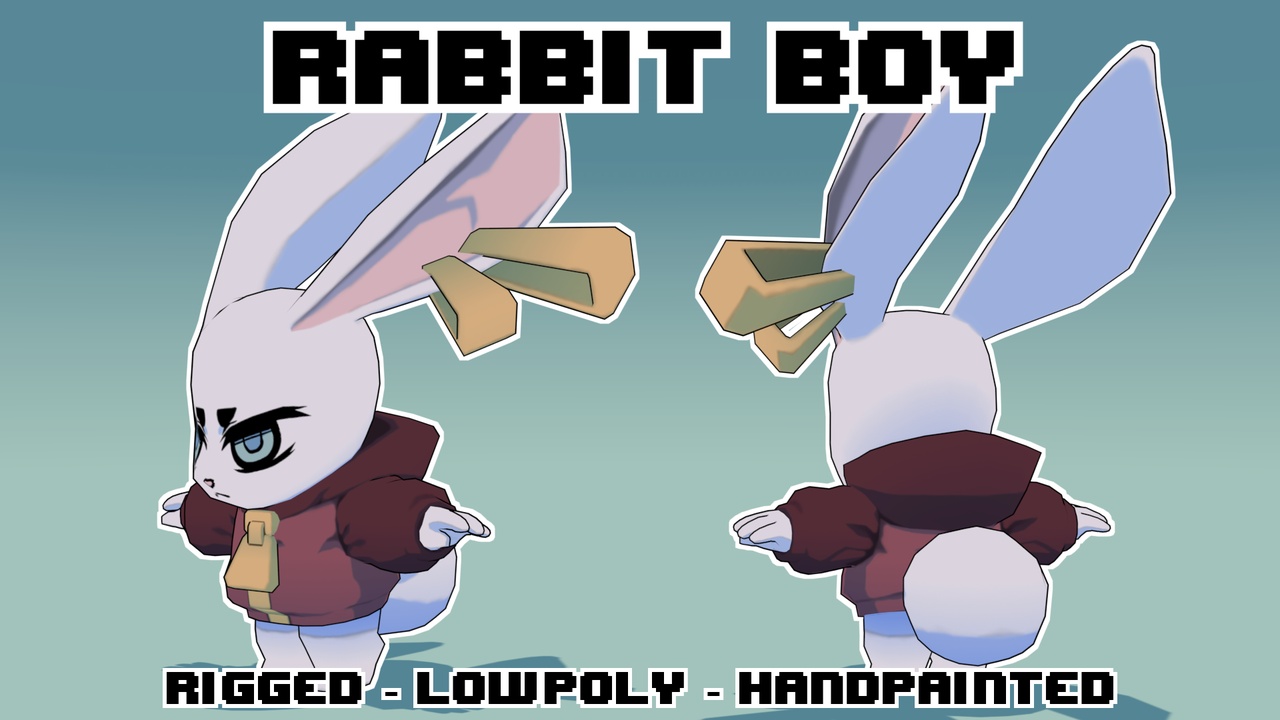 Media 1 for listing Rabbit Boy (Rigged)