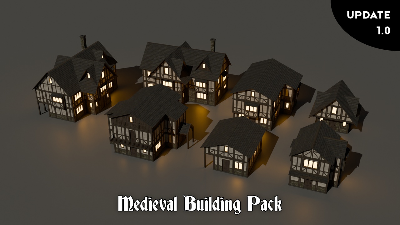 Medieval Building Pack | Fab