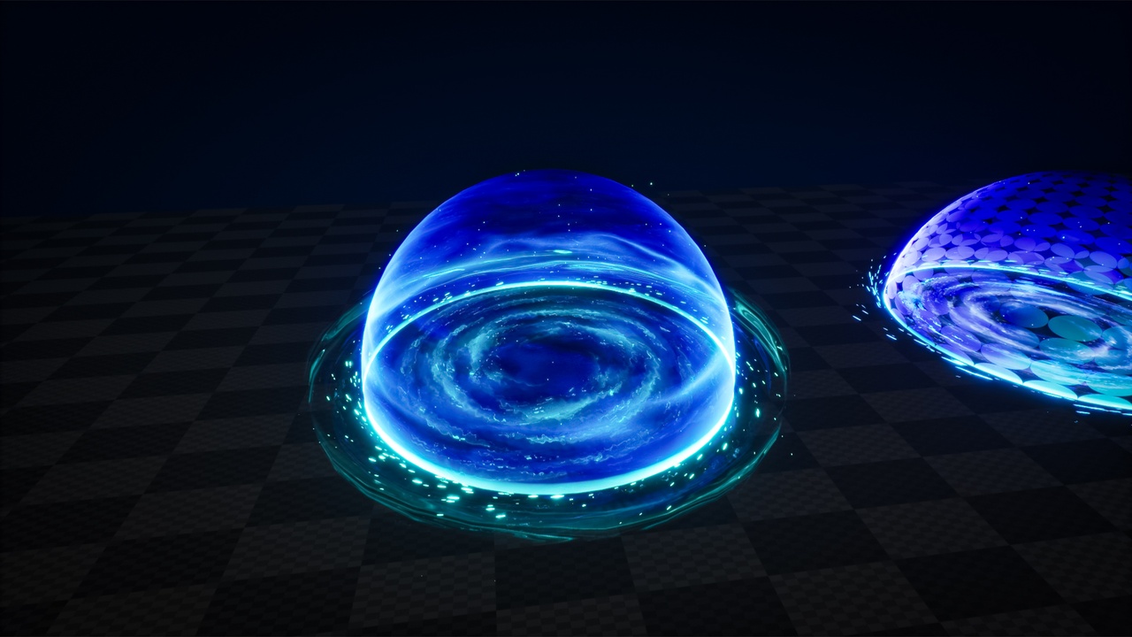 Media 1 for listing Advanced Magic Shield System - Stylized Effects with Impact/Hit VFX