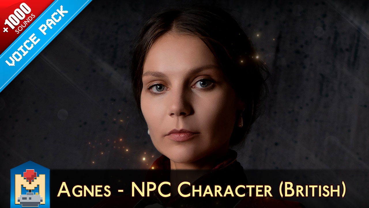 Media 1 for listing Agnes - British NPC Character Voice Pack
