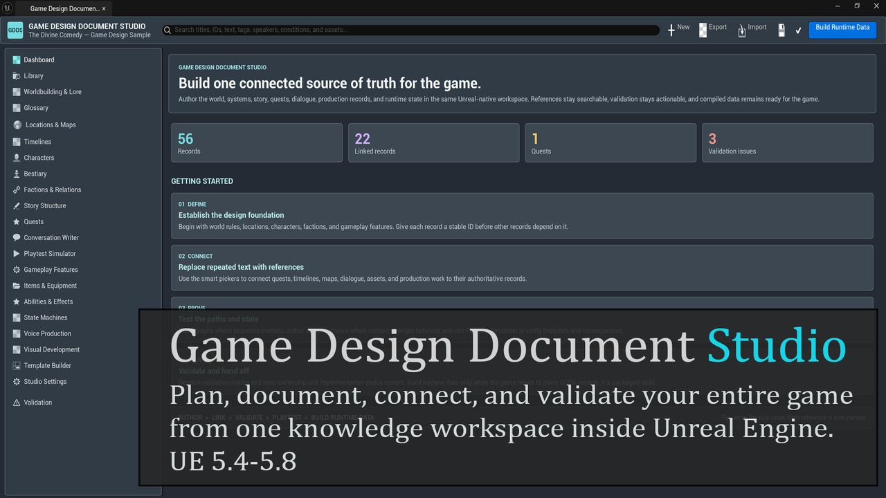 Media 1 for listing Game Design Document Studio