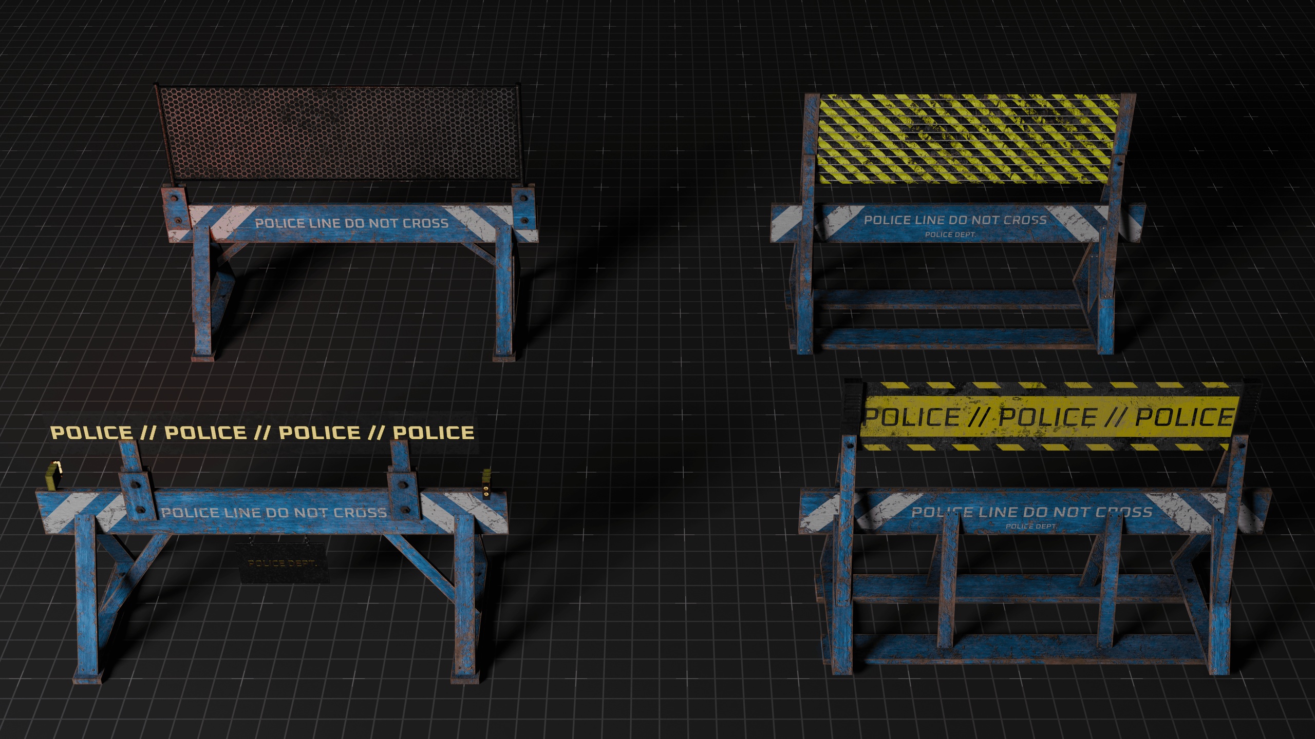 Media 1 for listing Police Barrier Set