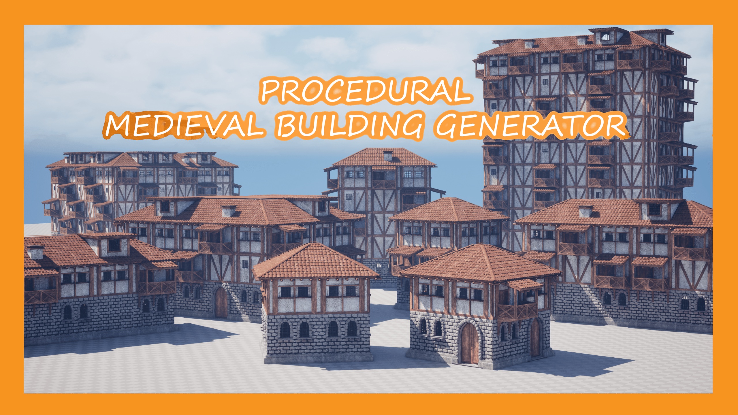 Media 1 for listing Procedural Medieval Building Generator