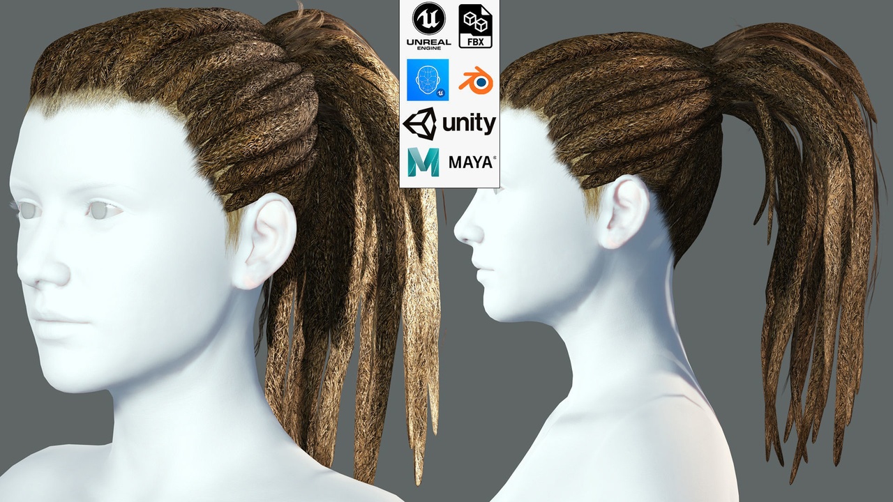Média 1 pour l'article Realistic Dreads Hair Rasta Free Download