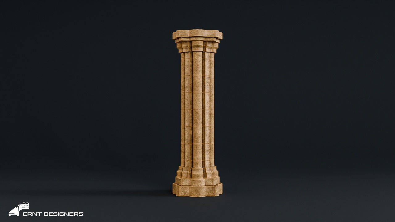 Media 1 for listing Gothic Stone Column - Architectural Pillar - UE4 And UE5 Optimized
