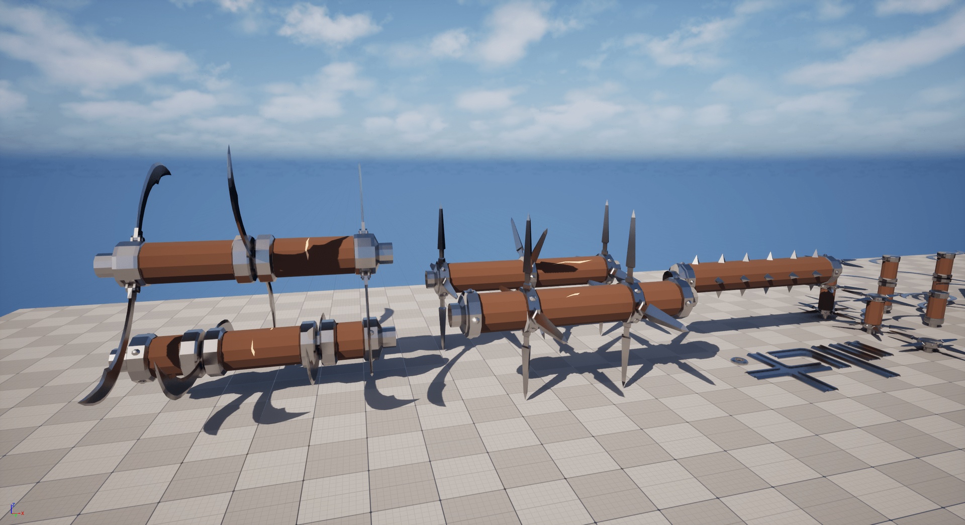 Low Poly Dungeon Traps & Levers | Fab
