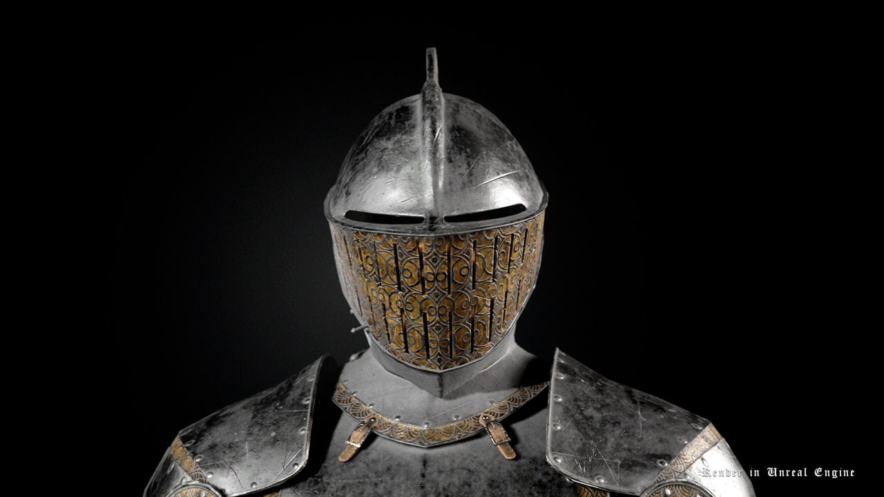 Media 1 for listing Medieval Crusader Knight V2
