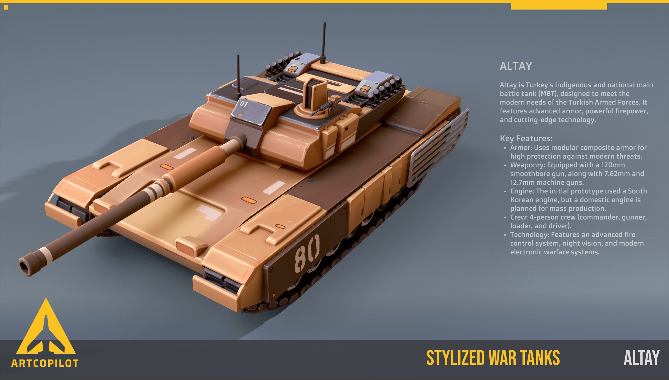 Stylized Tank Altay | Fab