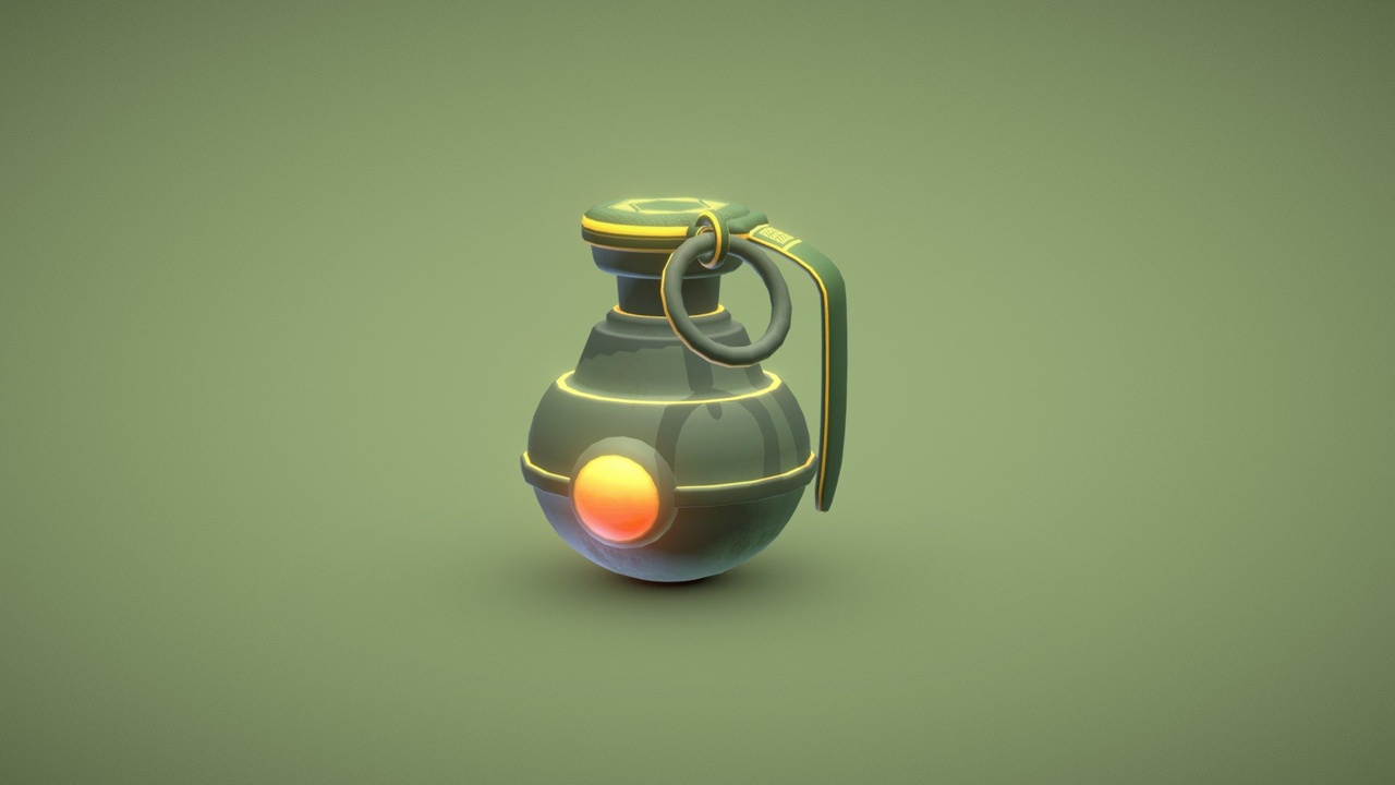 Media 1 for listing Stylized Grenade