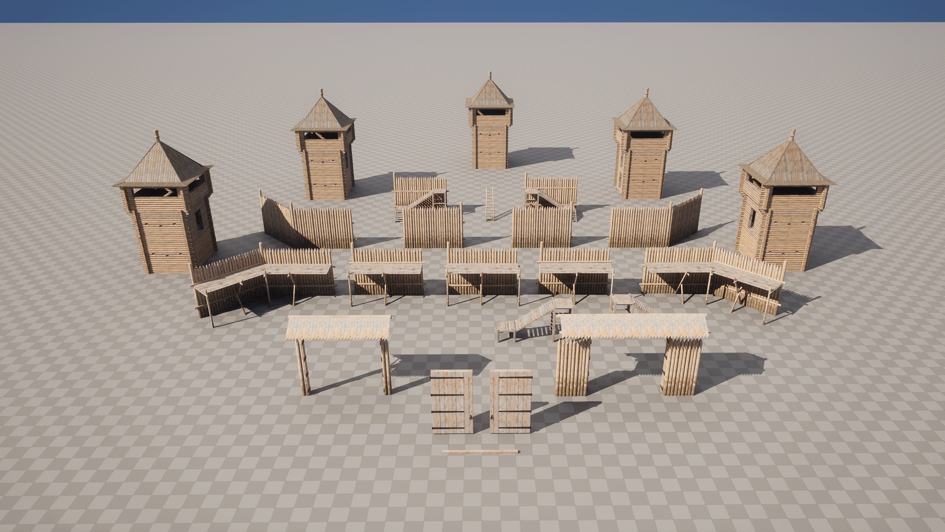 Media 1 for listing Slavic Medieval World Builder - Part 1: Fortifications
