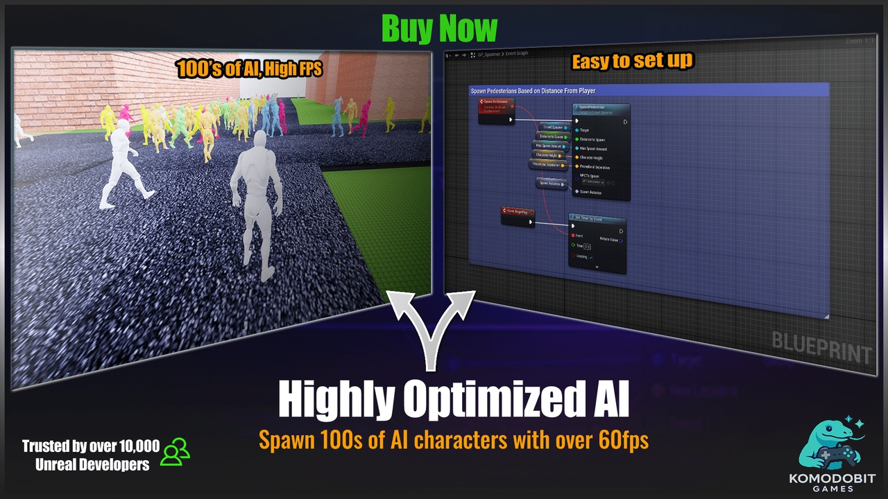 出品Procedural NPC Crowds Pro V3のメディア1