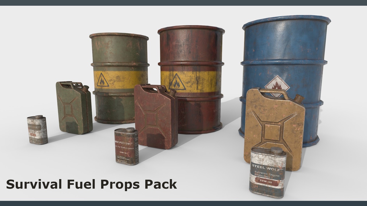 Media 1 for listing Survival Fuel Props Pack