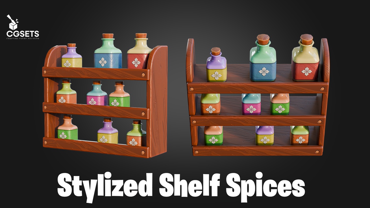 Media 1 for listing Stylized Shelf Spices