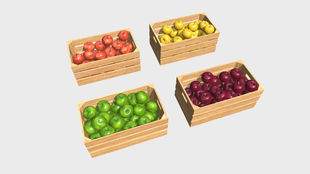 Media 1 for listing Apples-in-wooden-crates