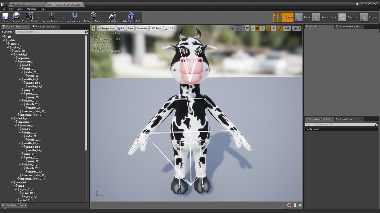 Media 1 for listing Toon Humanoid Cow