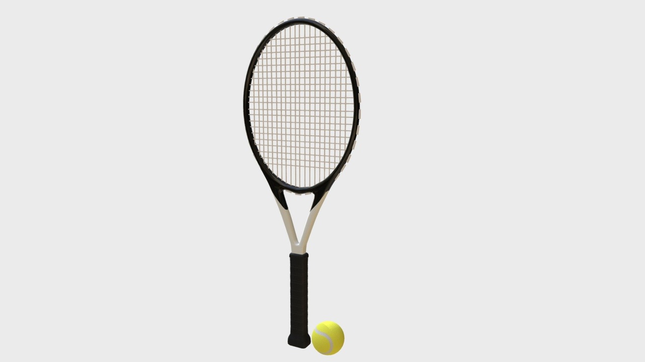 Media 1 for listing Tennis ball and racket set