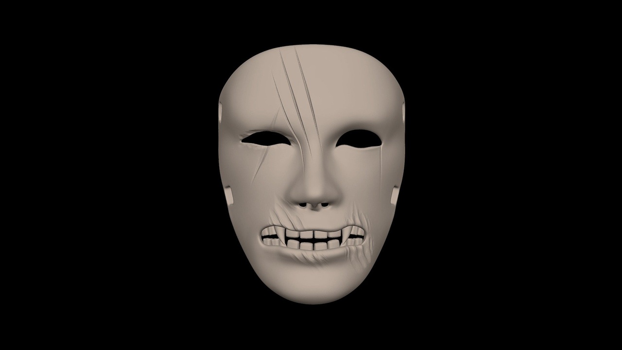 Media 1 for listing Horror Mask 3D print model