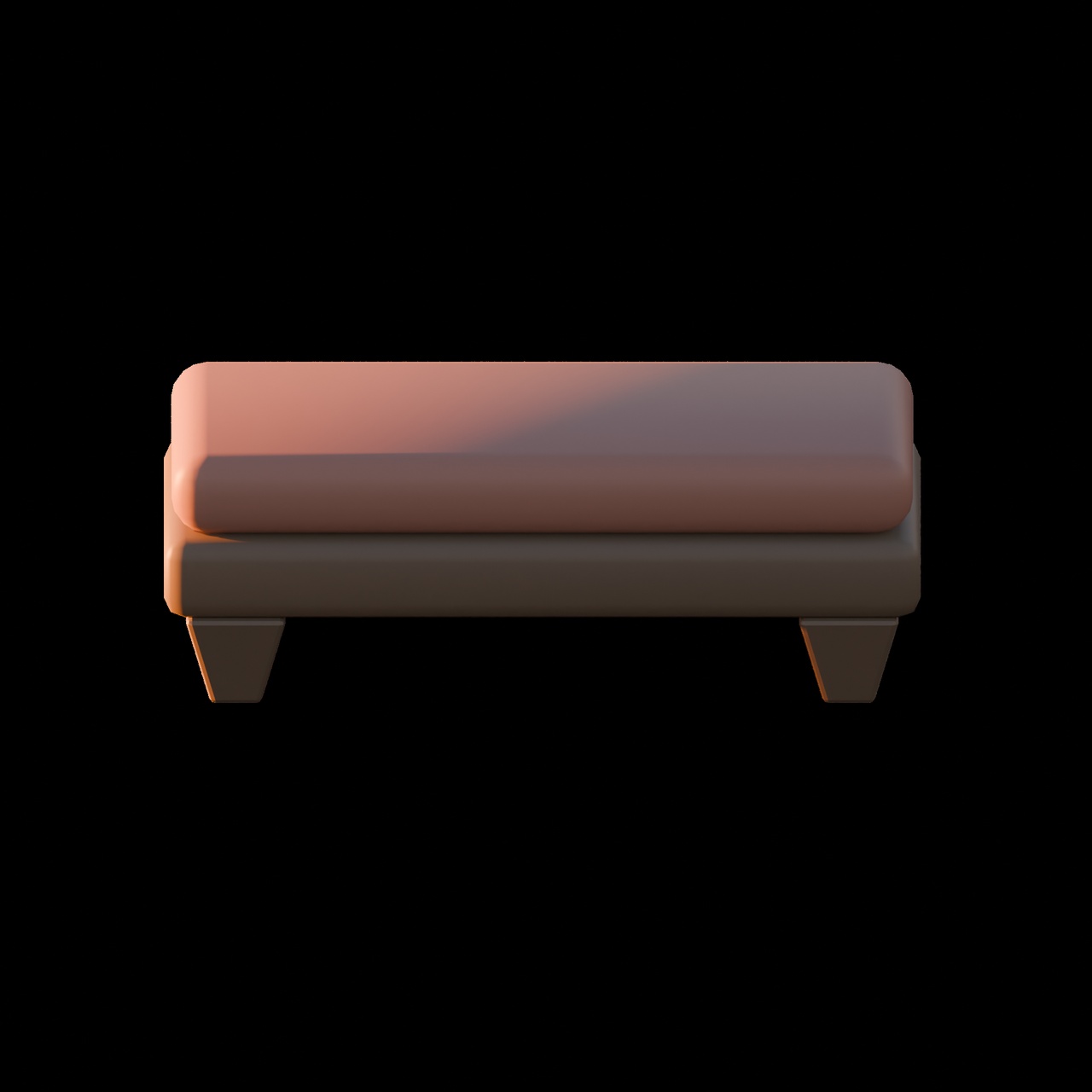Media 1 for listing BENCH LOWPOLY ISOMETRIC