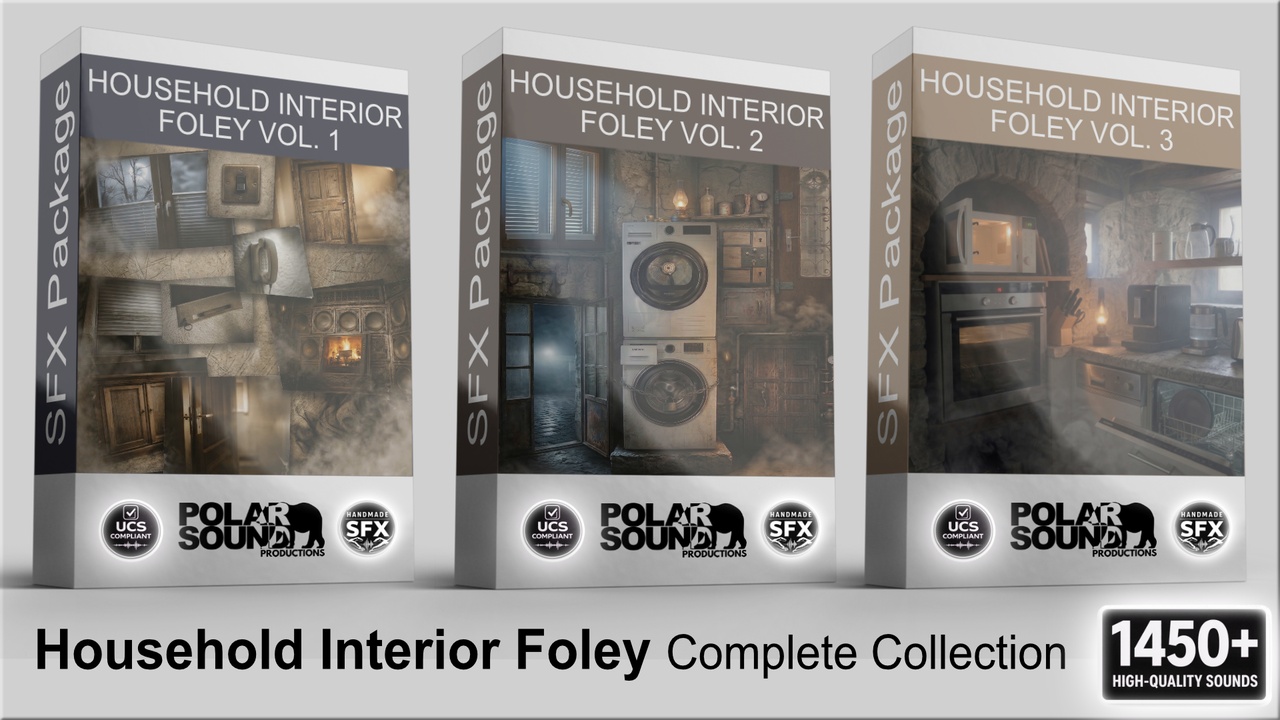 Media 1 for listing Household Interior Foley - Complete Collection