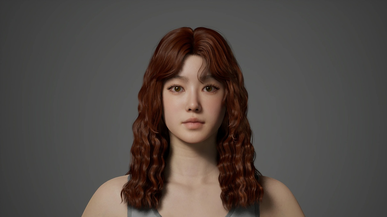 Media 1 for listing MetaHuman Curly Hair