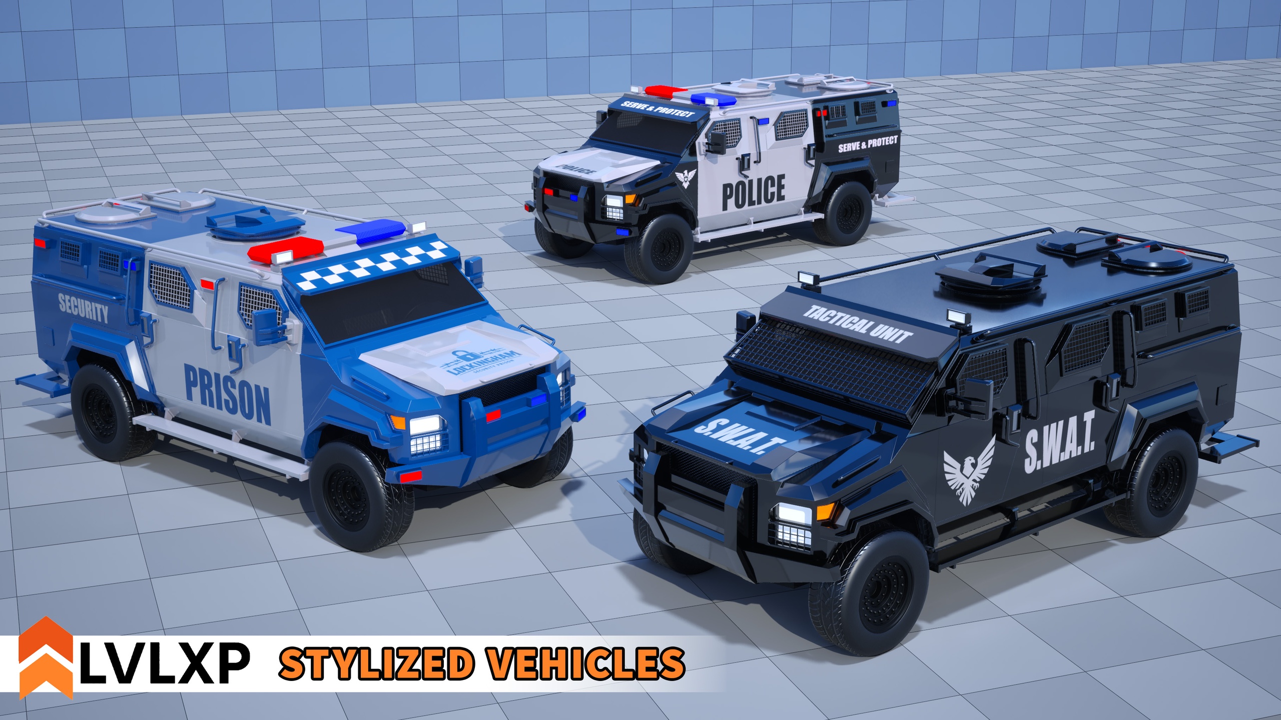 Media 1 for listing Stylized Drivable Vehicles - SWAT Van "Jaeger"